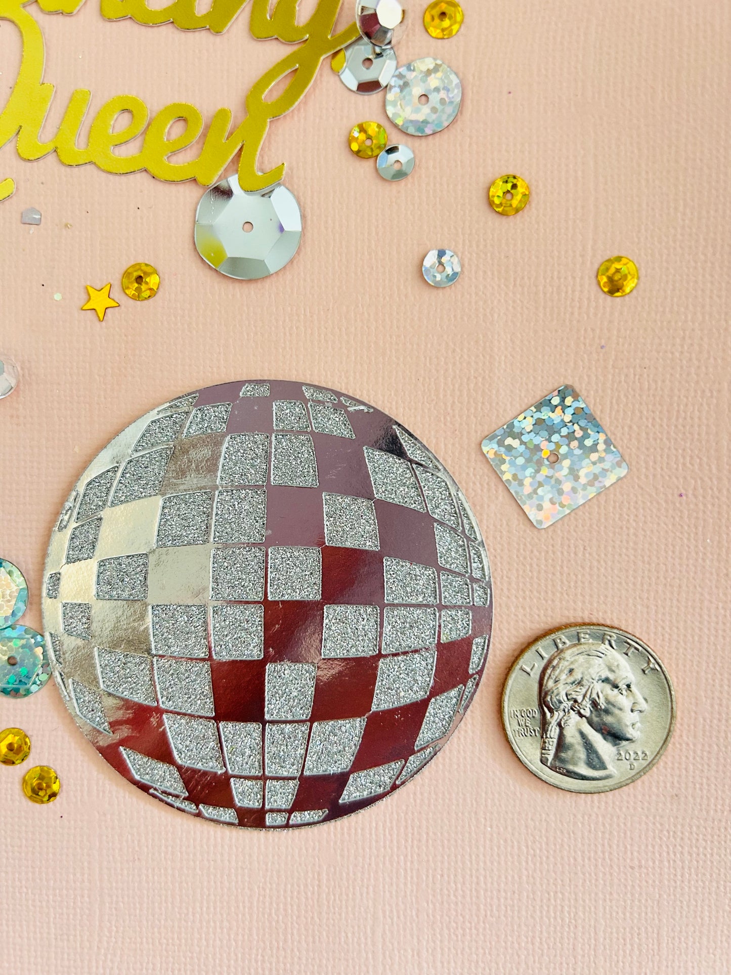 Personalized Disco Ball Party Table Confetti