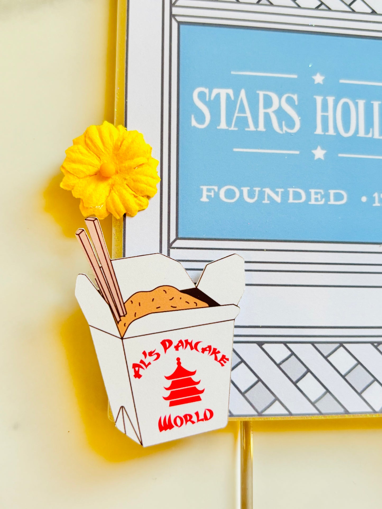 Autumn Girl Cake Topper
