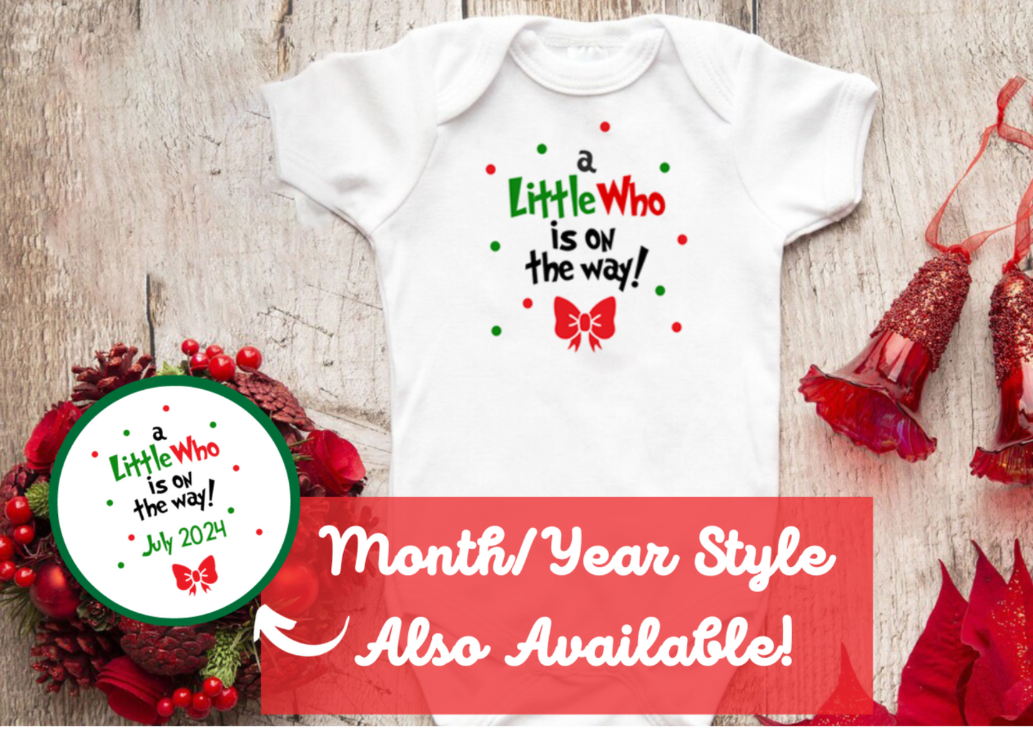 Christmas Baby Announcement