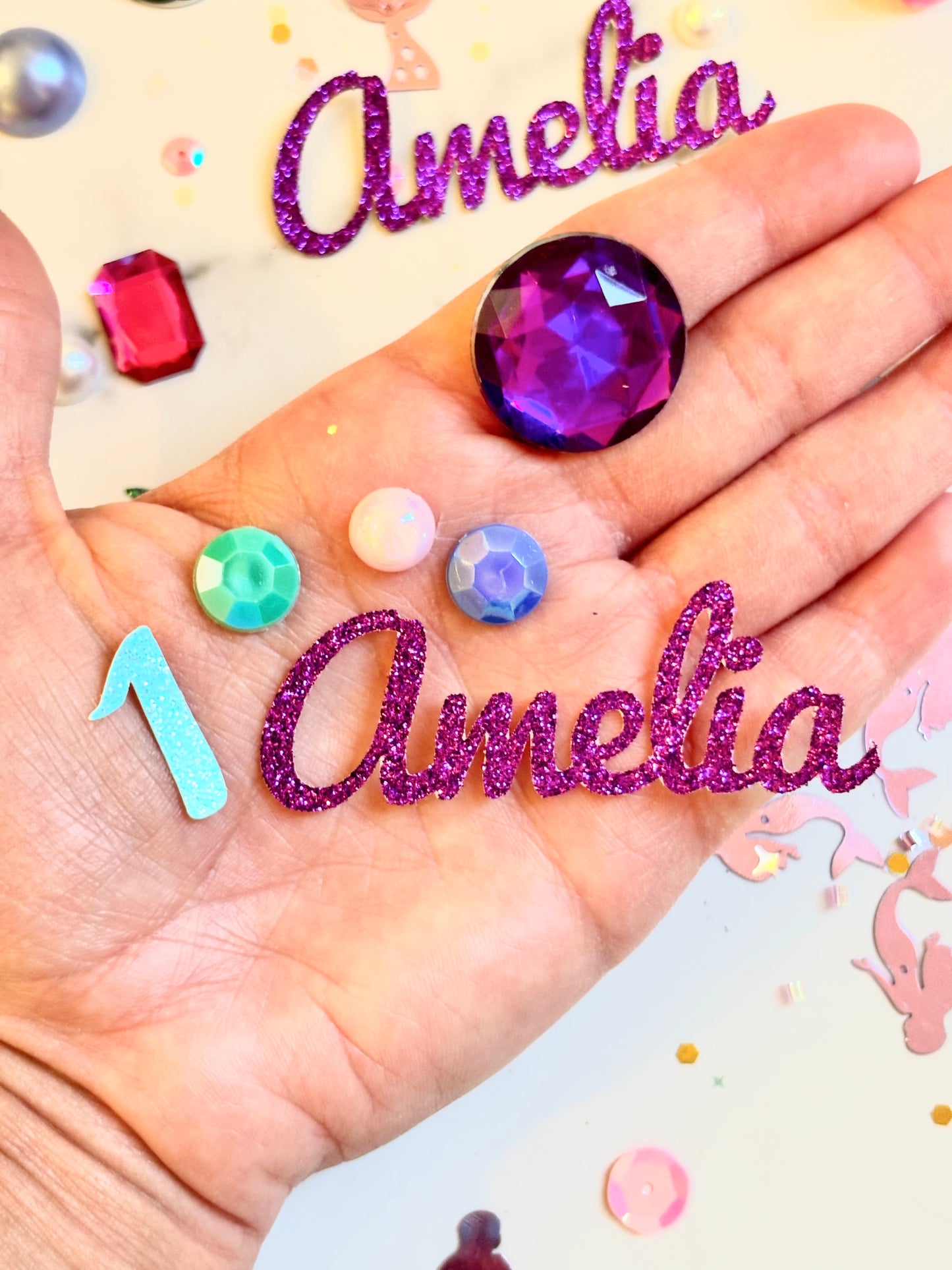Mermaid Party Table Confetti *Personalized*