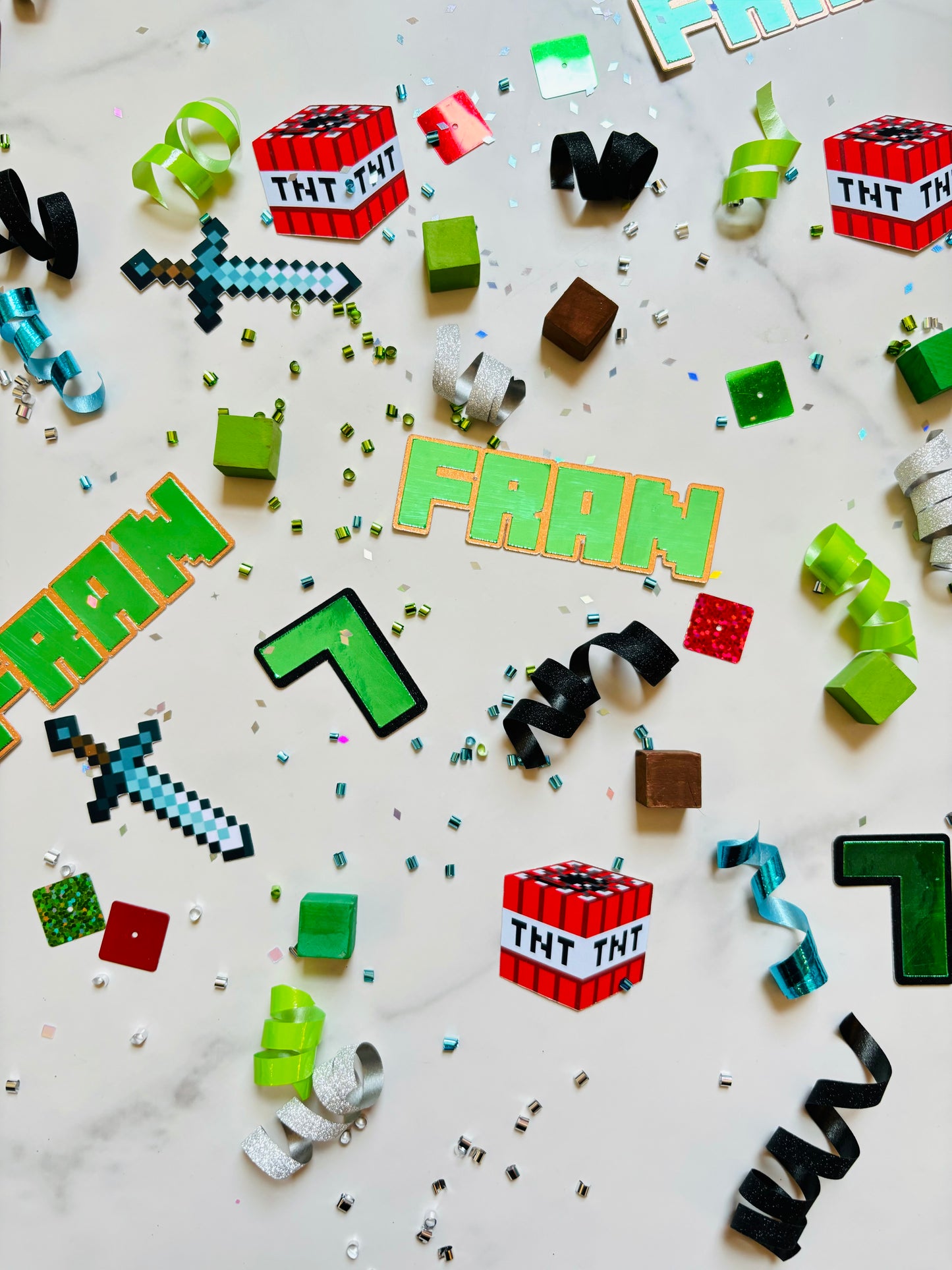 Miner Party Confetti *Personalized*