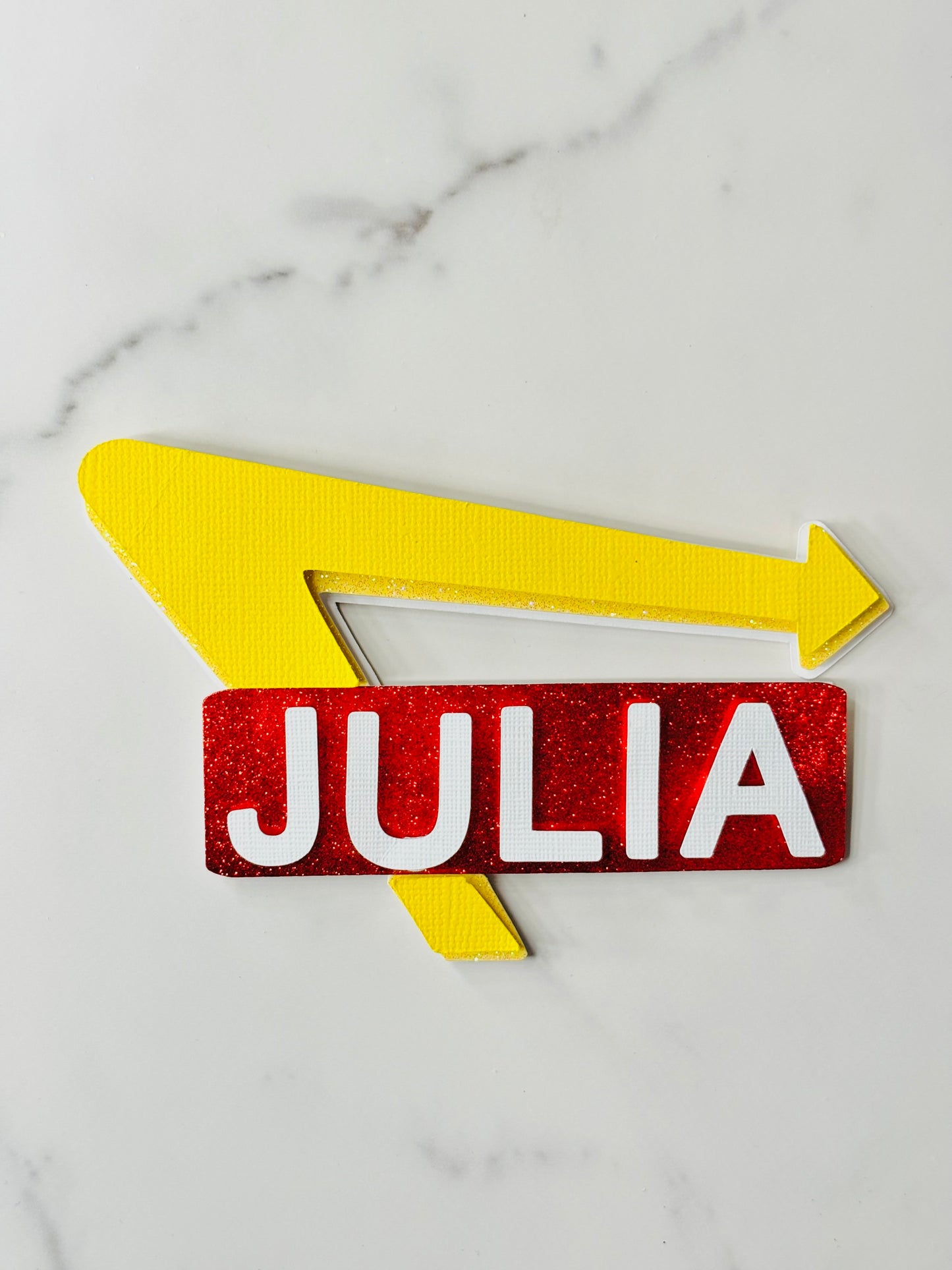 Socal Cheeseburger Cake Topper