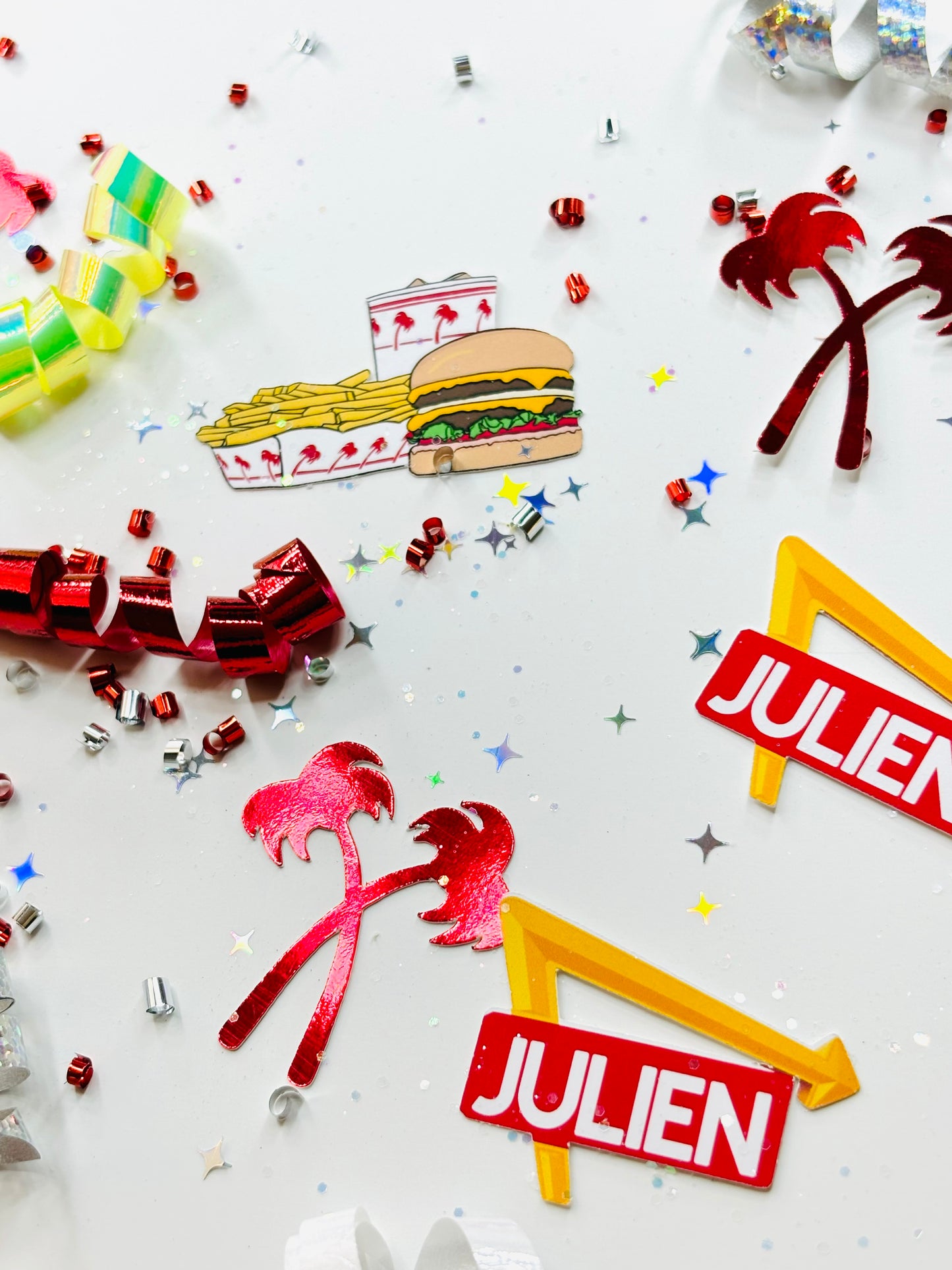 Socal Cheeseburger Confetti *Personalized*