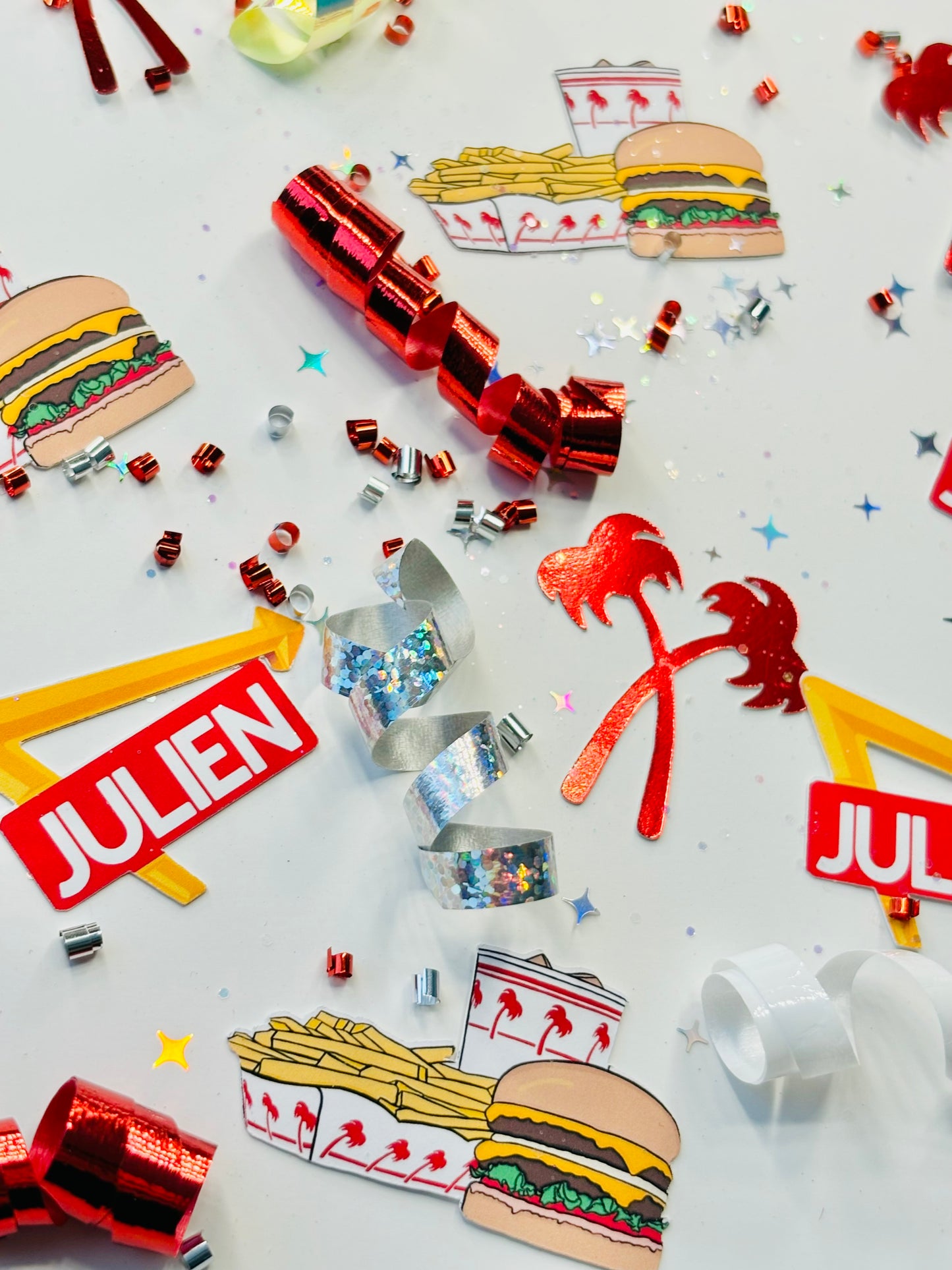 Socal Cheeseburger Confetti *Personalized*