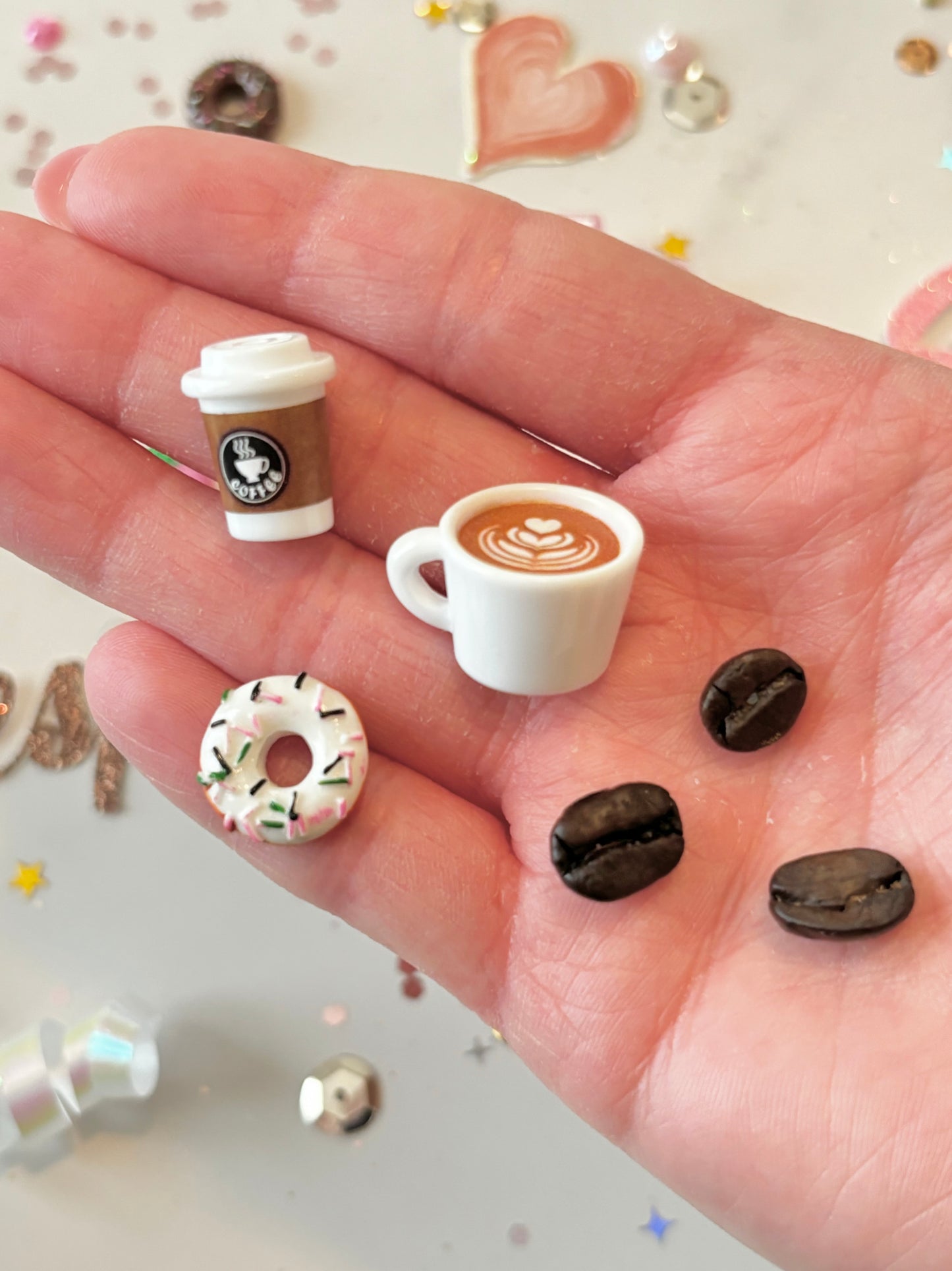Espresso Coffee Party Table Confetti *Personalized*