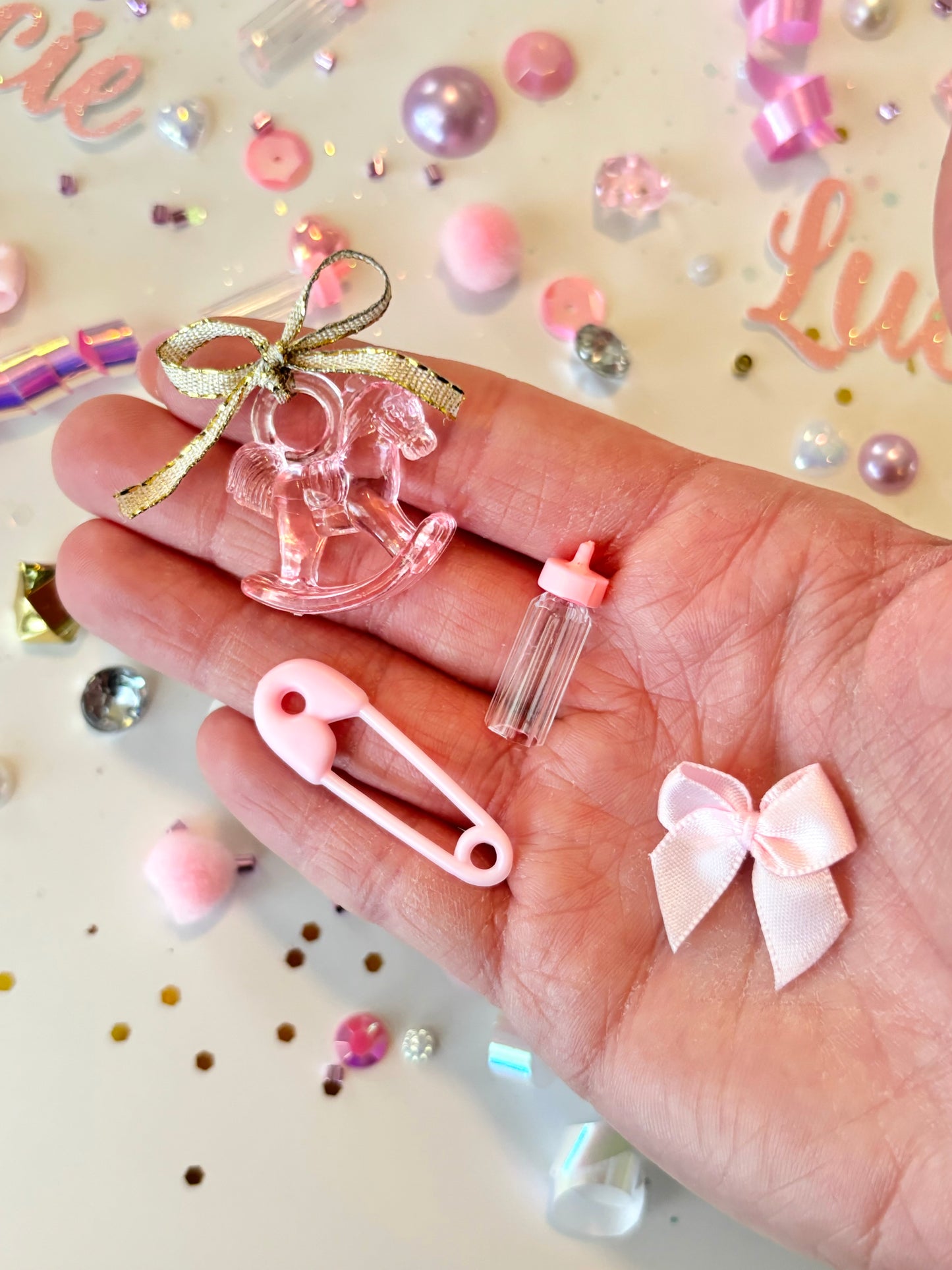 Classic Girly Baby Shower Confetti *Personalized*