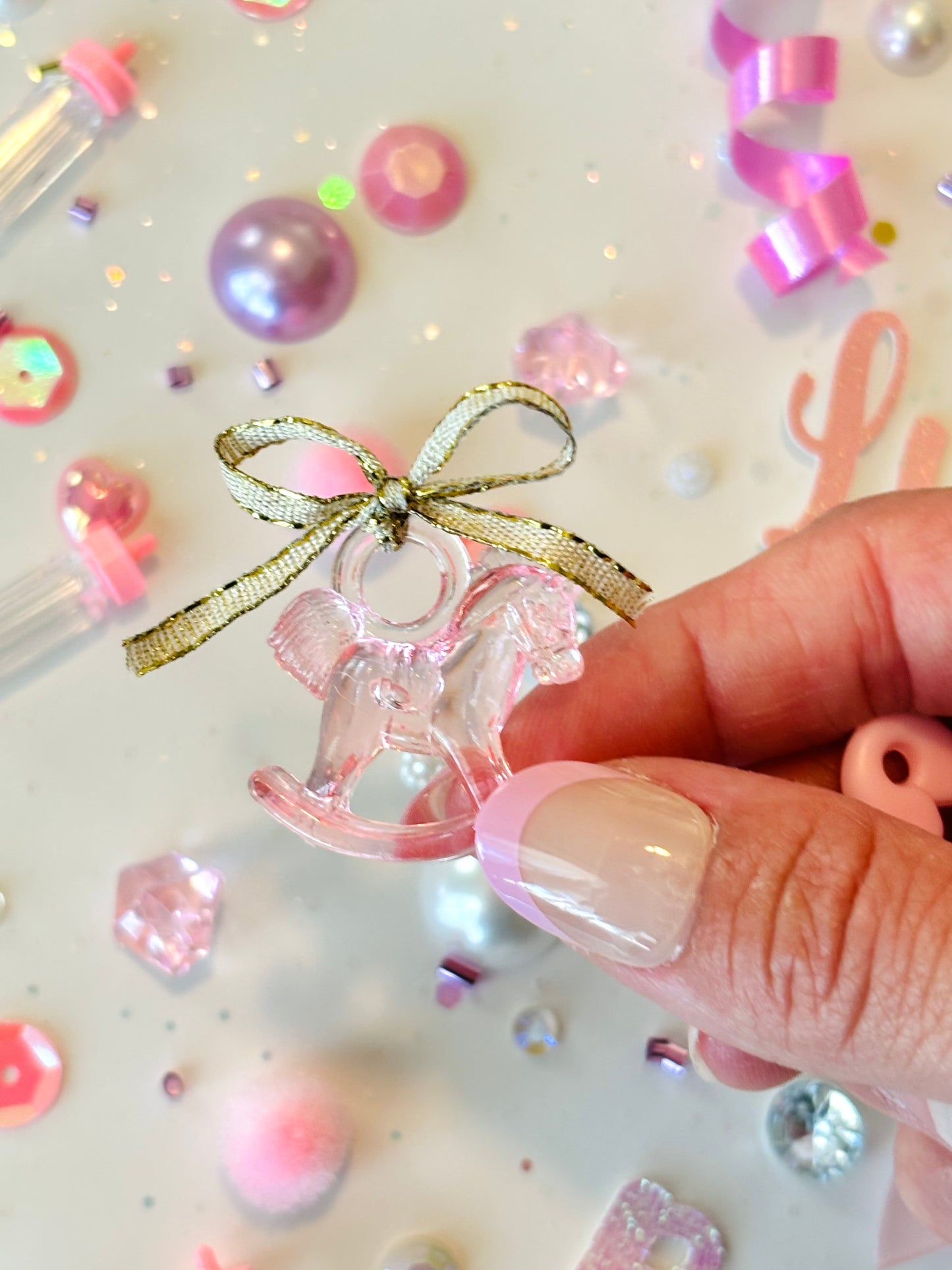 Classic Girly Baby Shower Confetti *Personalized*