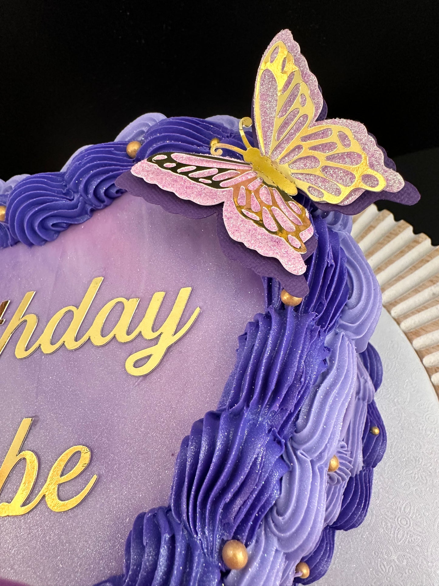 Handmade 3D Butterfly Cake Charms/Cupcake Toppers