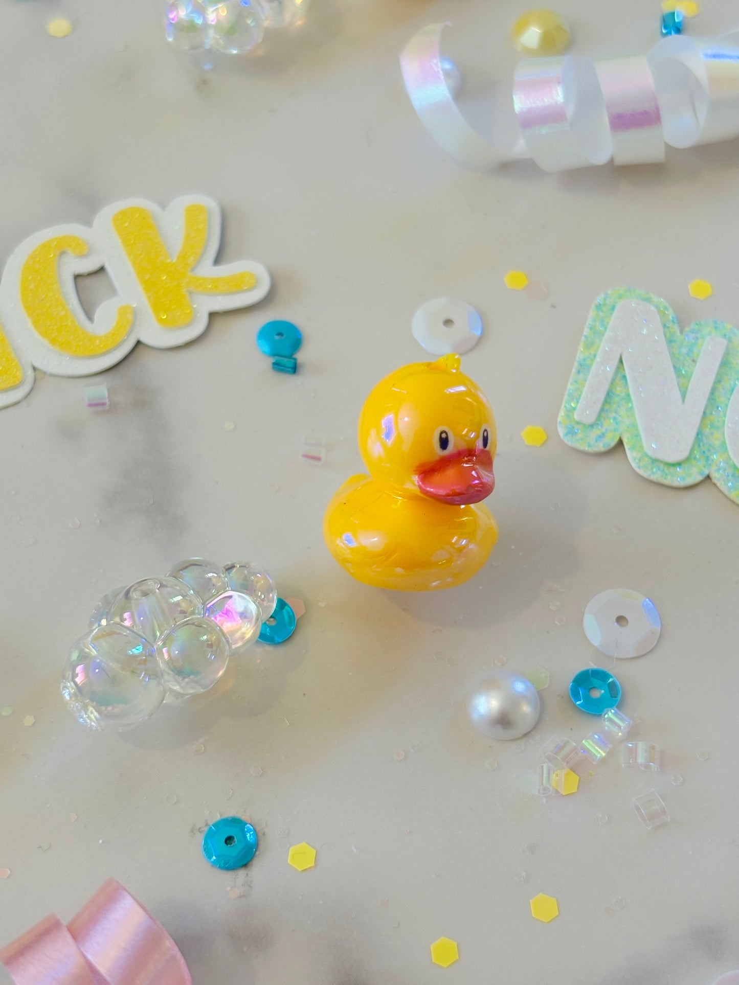Rubber Ducky Table Scatter Confetti (Boy) *Personalized*