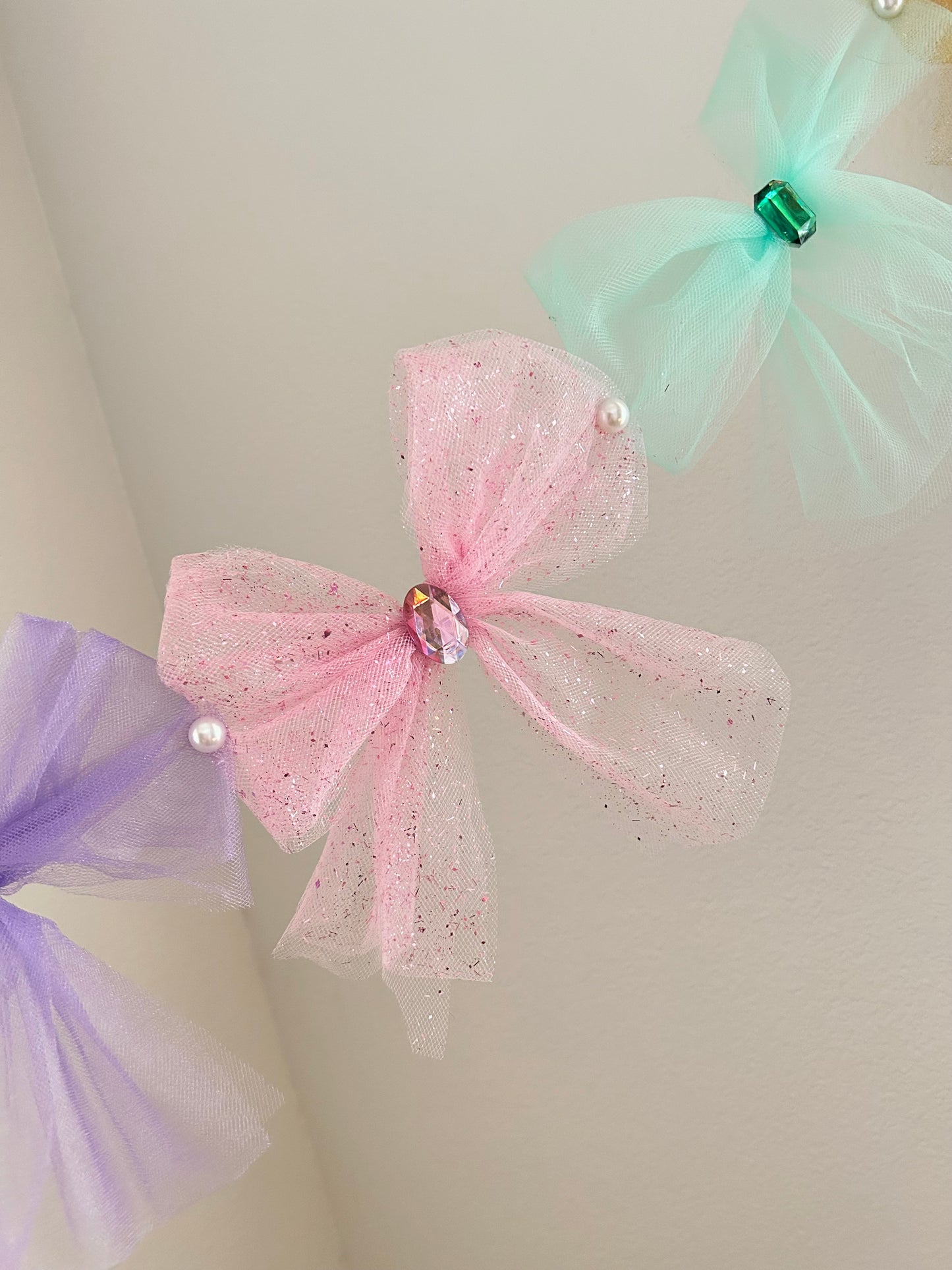 Glam Girl Tulle Bow Garland