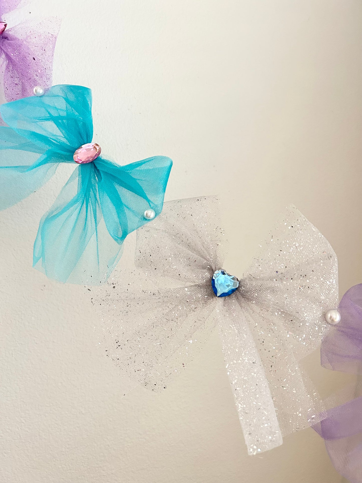Glam Girl Tulle Bow Garland