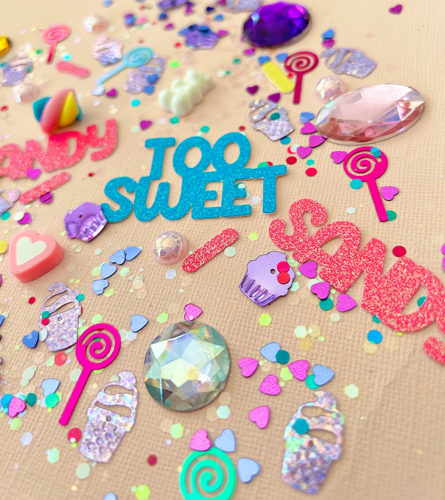Personalized Sweets Party Table Confetti