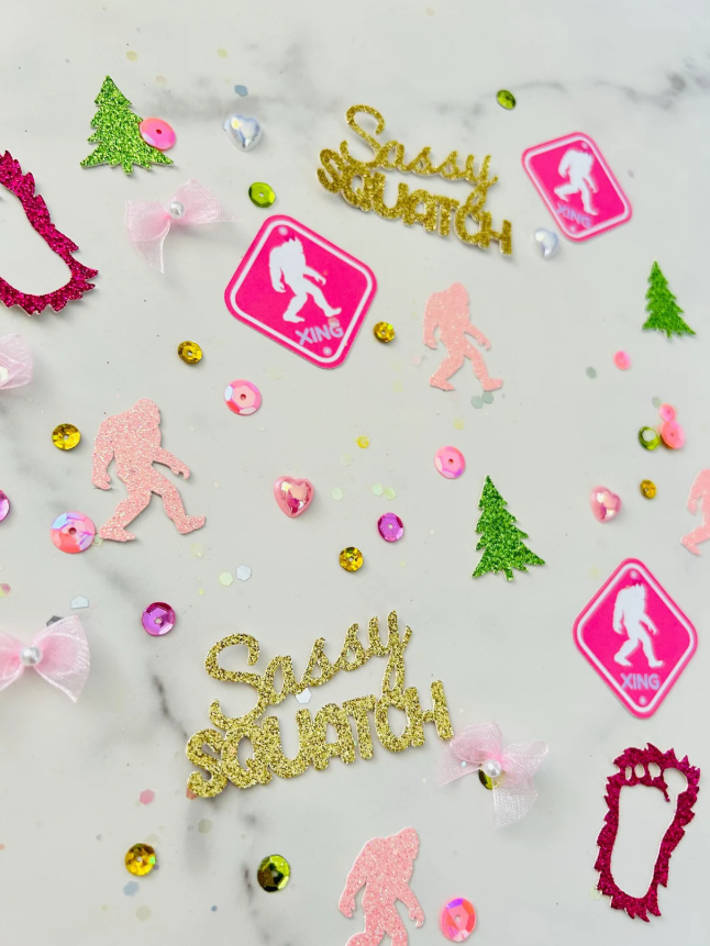 Sassy Squatch Party Table Confetti