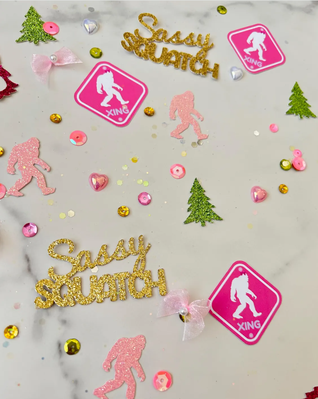 Sassy Squatch Party Table Confetti