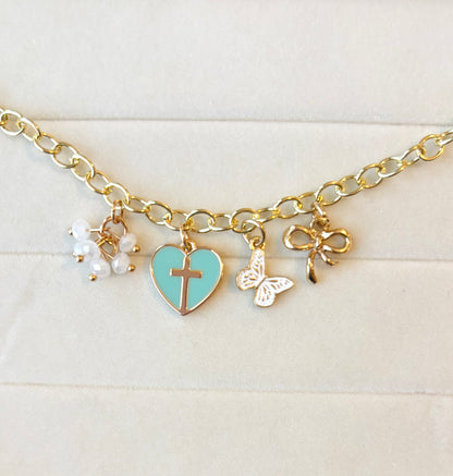 Jesus’ Love Car Charm (Light Green)