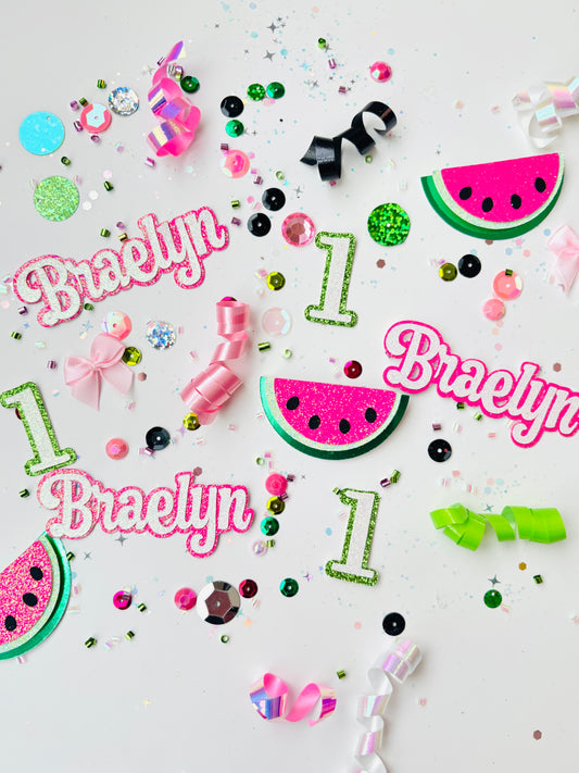 Juicy Watermelon Confetti *Personalized*