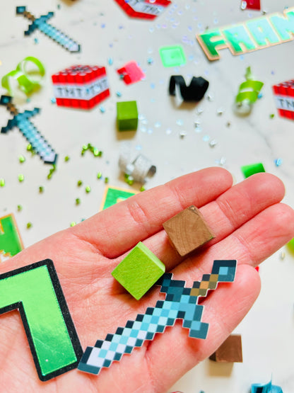 Miner Party Confetti *Personalized*