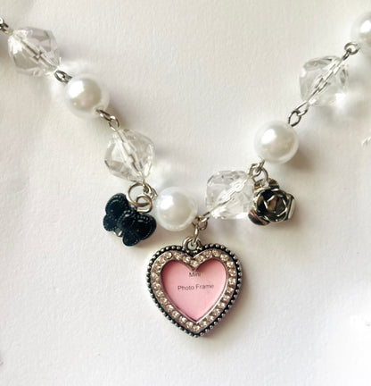 Pearl & Gem Photo Car Charm