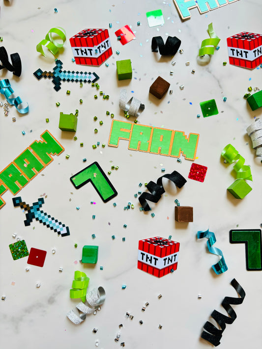 Miner Party Confetti *Personalized*