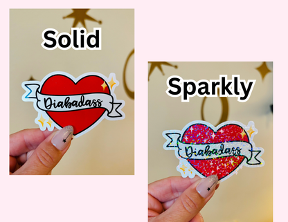 Diabadass Diabetic Sticker *Solid*