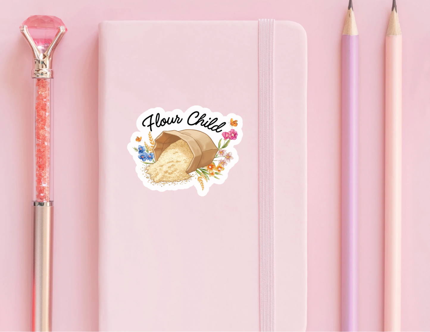 Flour Child - Fresh Milled Grains Sticker