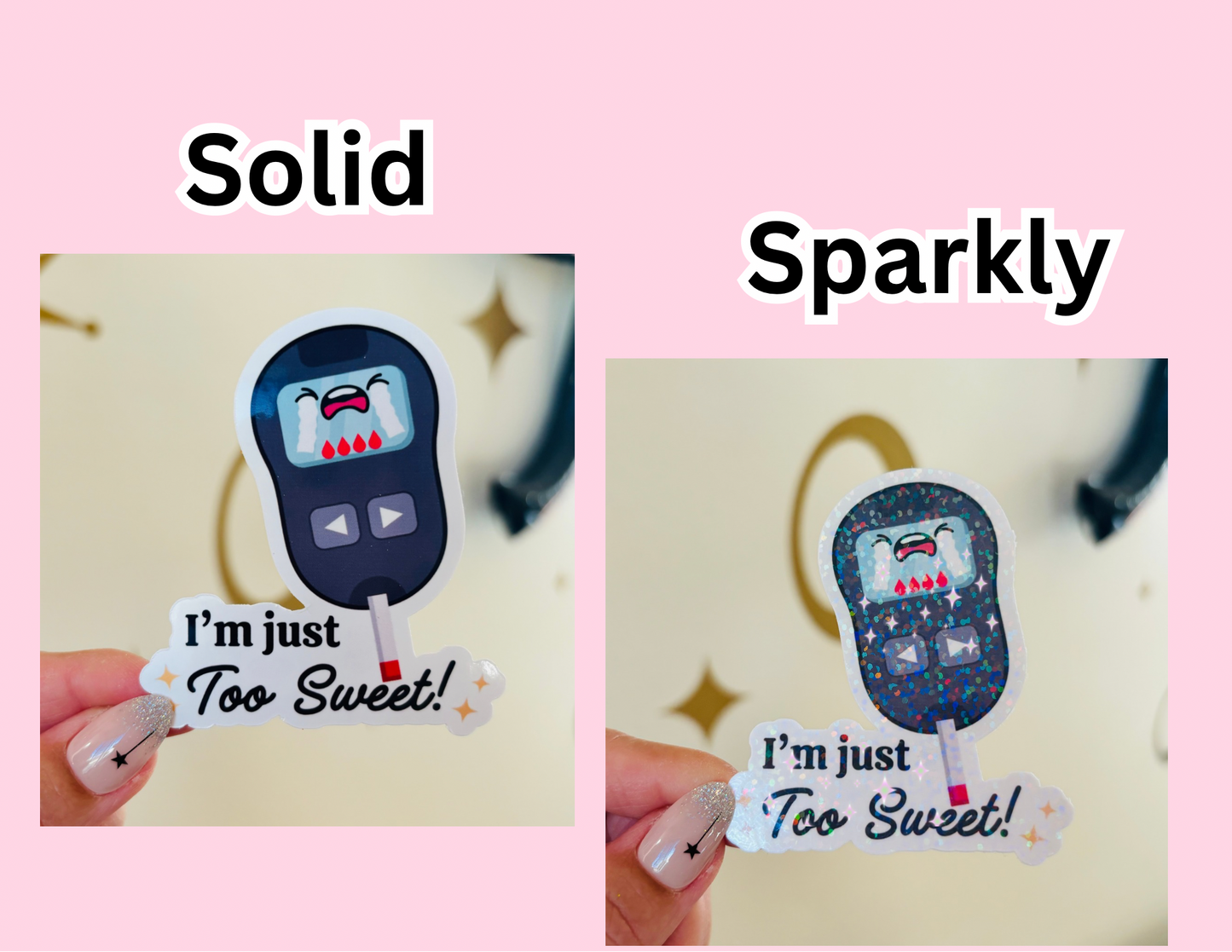 Diabetic Blood Sugar - Too Sweet Sticker