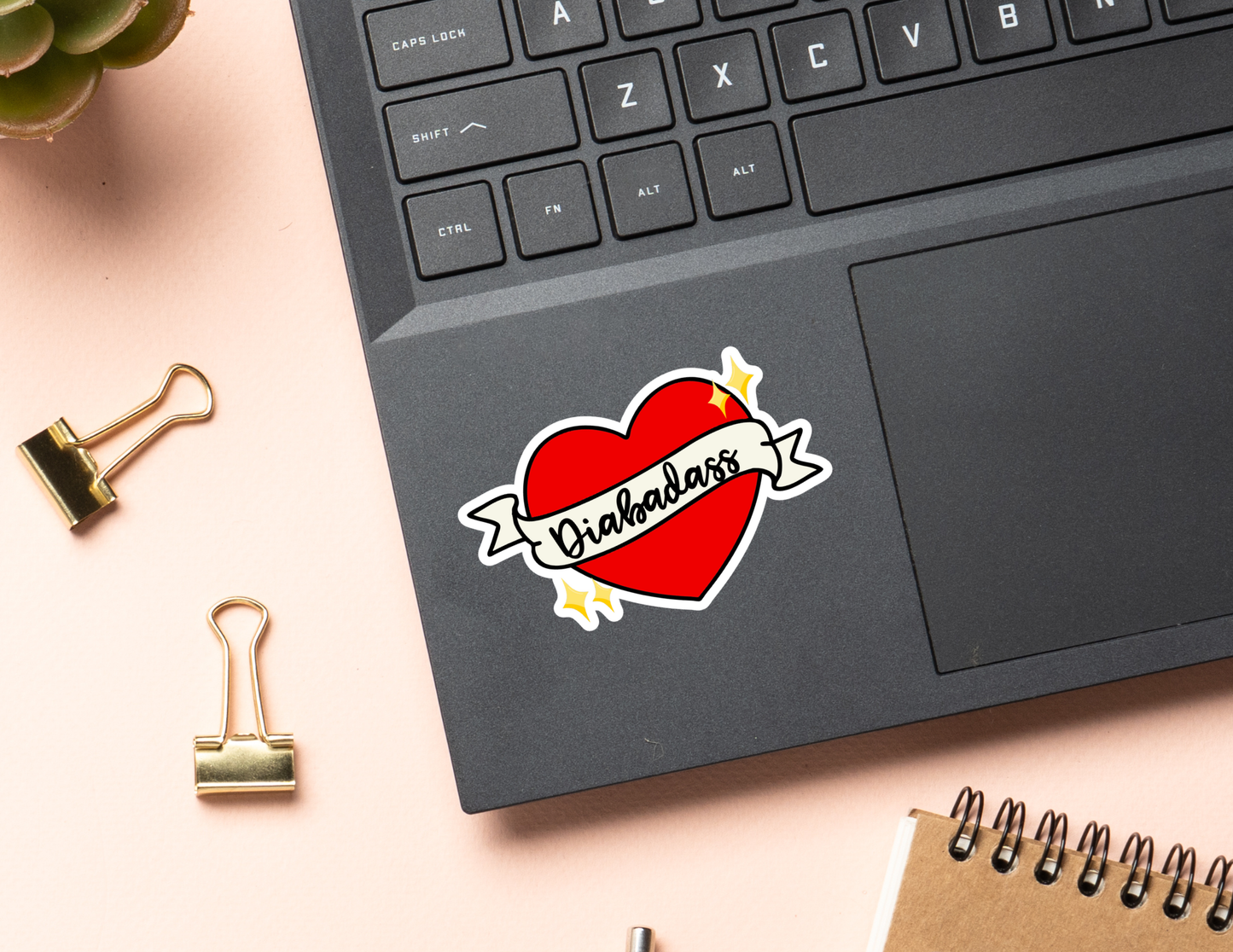 Diabadass Diabetic Sticker *Solid*