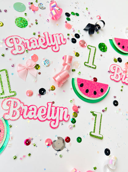 Juicy Watermelon Confetti *Personalized*