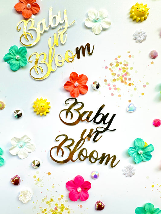 Baby in Bloom - Baby Shower Table Scatter