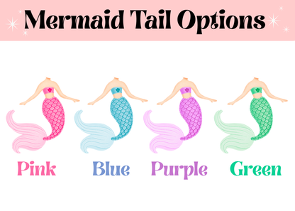 Custom Mermaid Photo Confetti