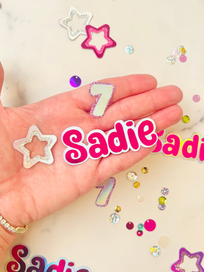 Girly Pop Star Confetti *Personalized*