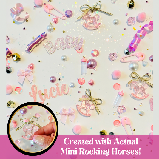 Classic Girly Baby Shower Confetti *Personalized*