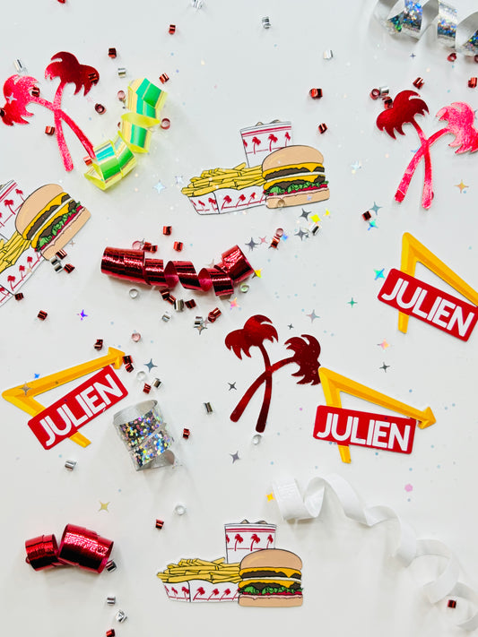 Socal Cheeseburger Confetti *Personalized*