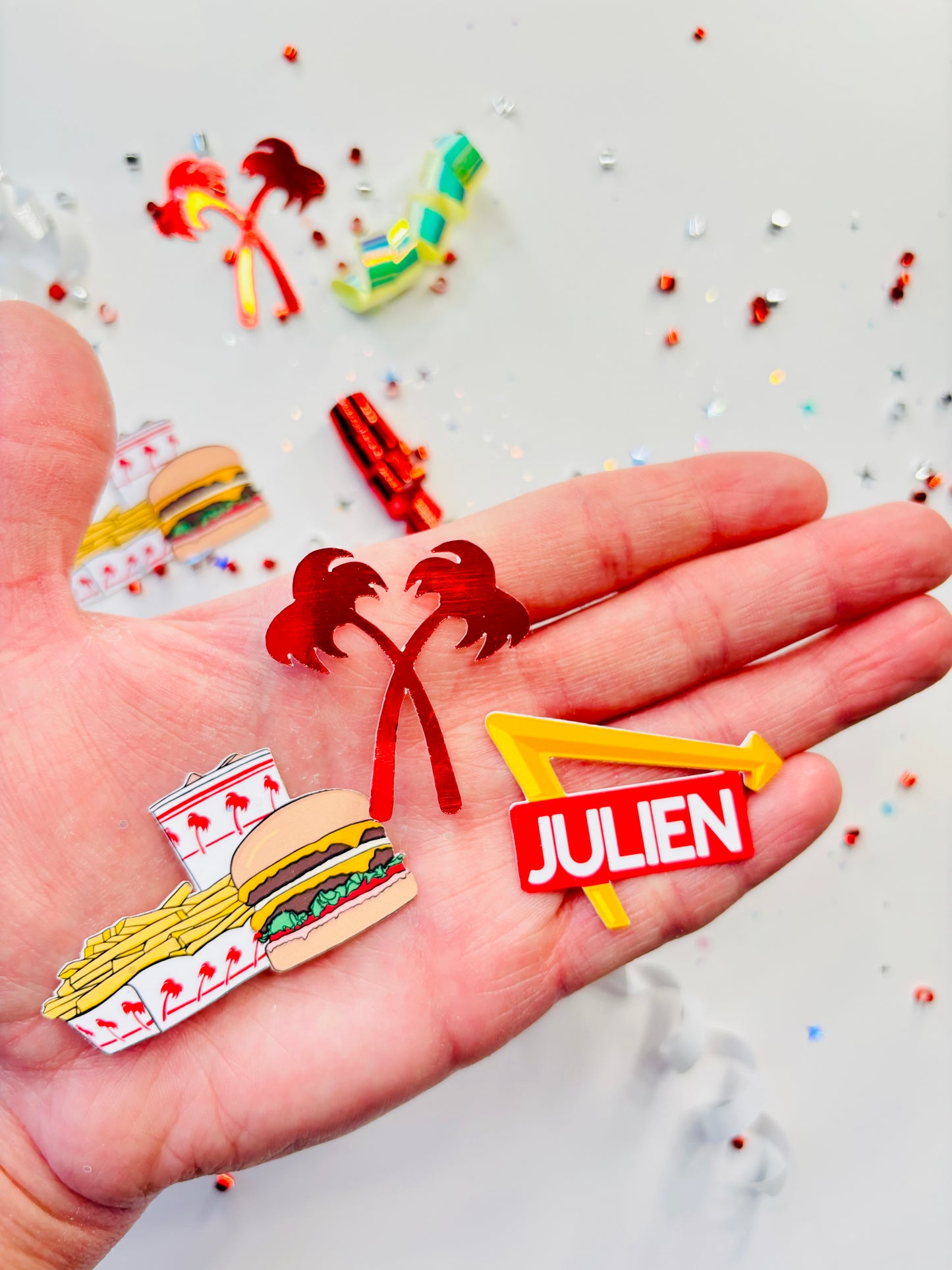 Socal Cheeseburger Confetti *Personalized*