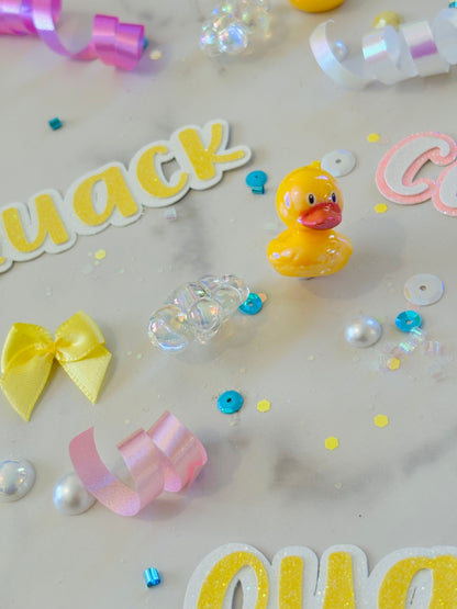 Rubber Ducky Table Scatter Confetti (Girl)*Personalized*