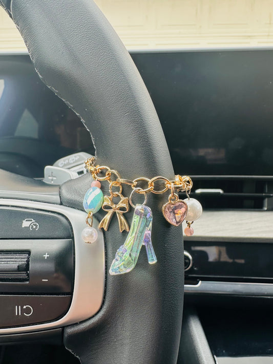 Princess Glass Slipper Car Charm