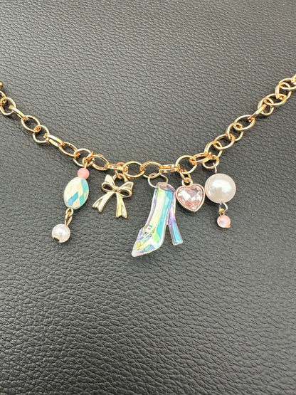 Princess Glass Slipper Car Charm