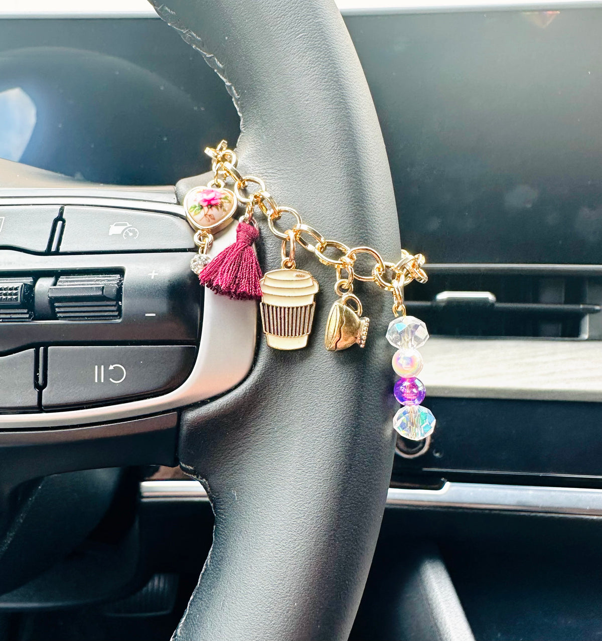 Coffee Lover Car Charm