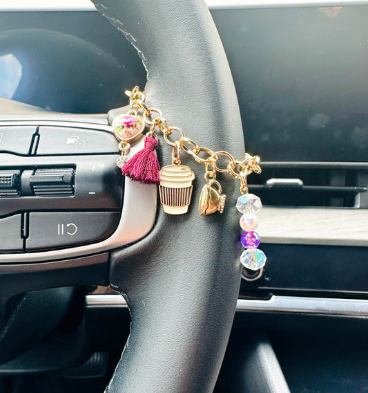 Coffee Lover Car Charm