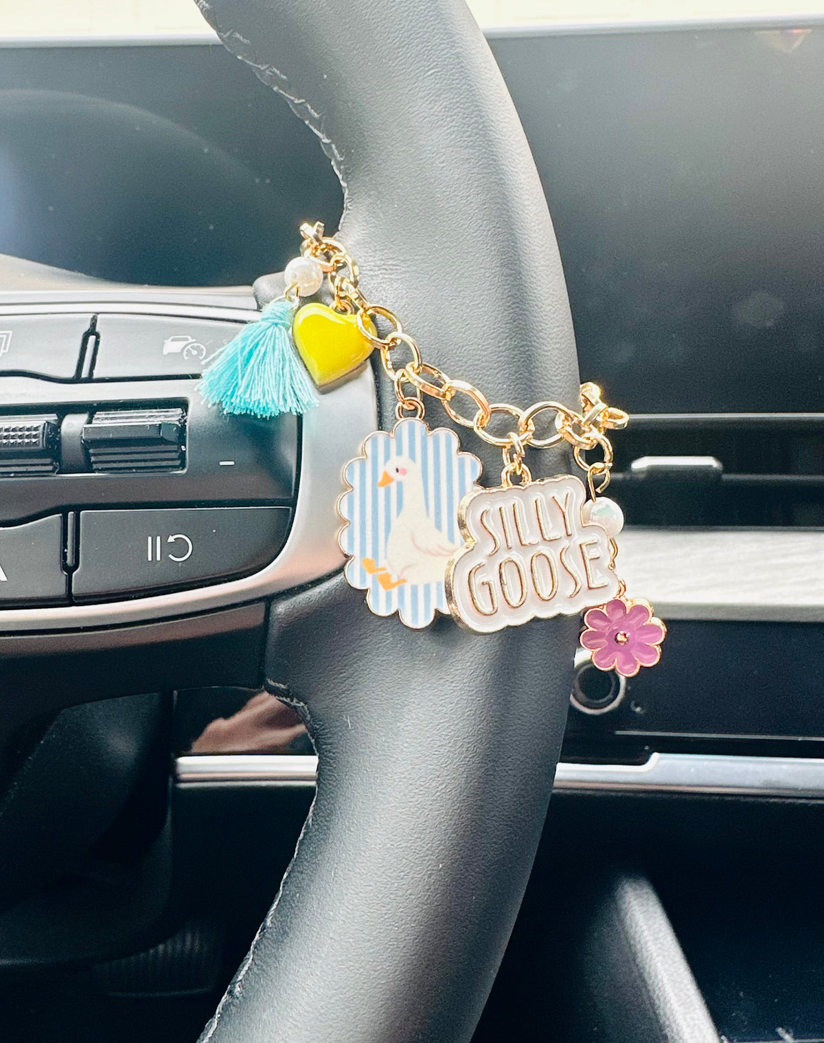 Silly Goose Car Charm