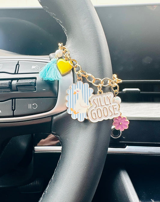 Silly Goose Car Charm