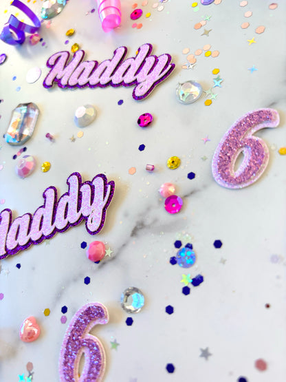 Girly Pop Party Confetti *Personalized*