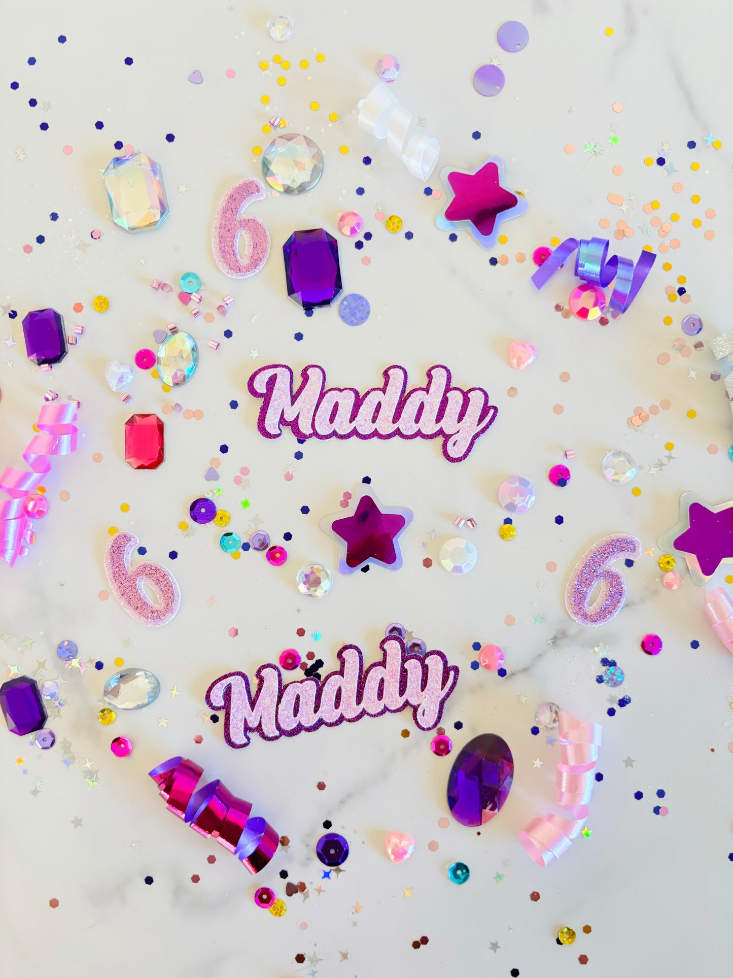 Girly Pop Party Confetti *Personalized*