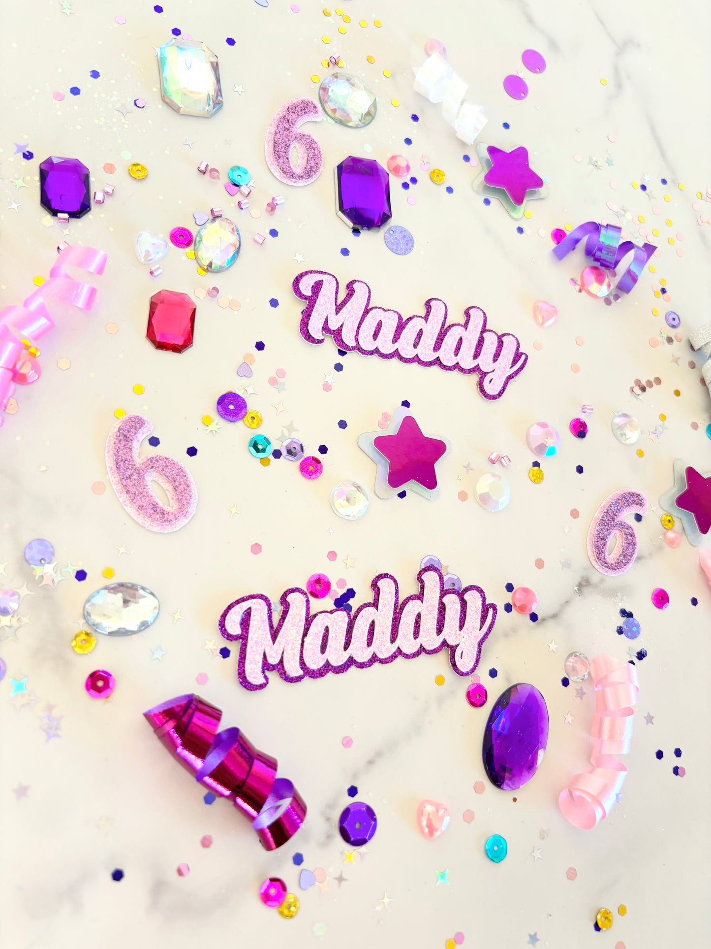 Girly Pop Party Confetti *Personalized*