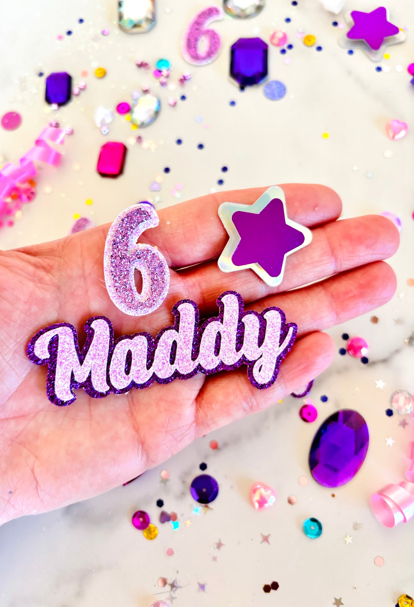 Girly Pop Party Confetti *Personalized*