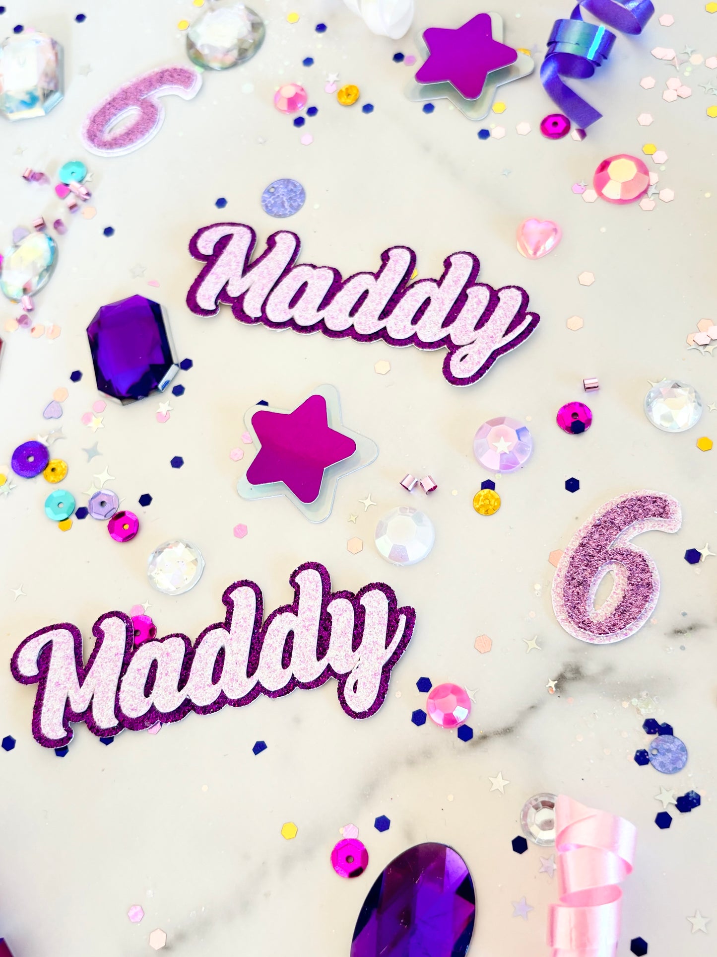 Girly Pop Party Confetti *Personalized*