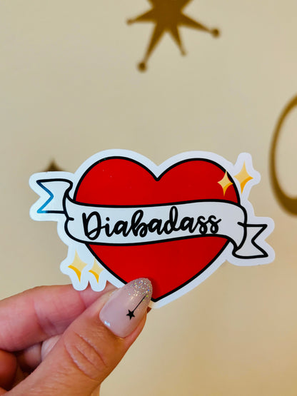 Diabadass Diabetic Sticker *Solid*