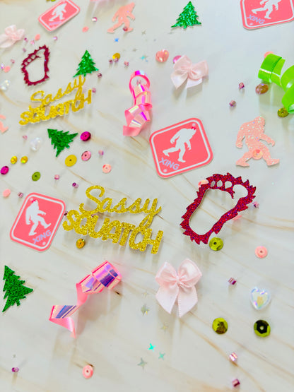 Sassy Squatch Party Table Confetti