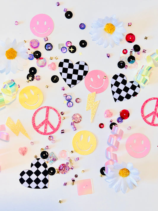 Rad Chick Smiley Confetti