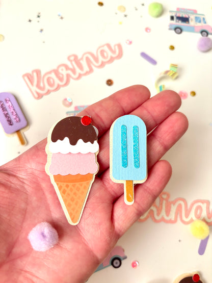 Ice Cream Shop Fancy Confetti *Personalized*
